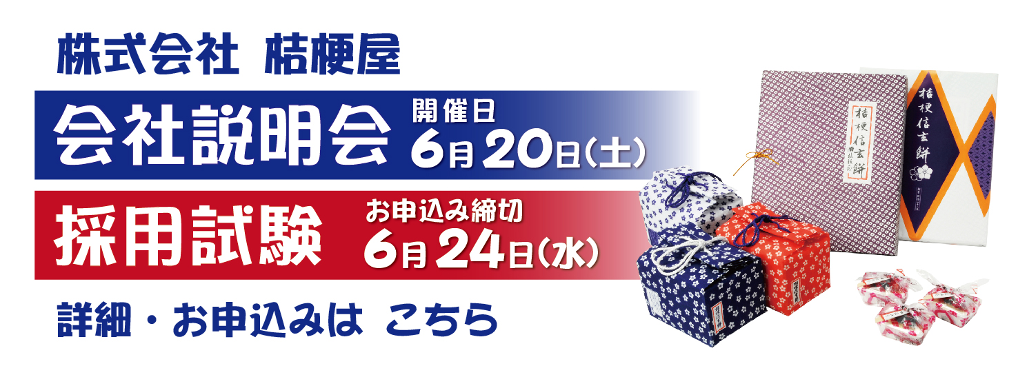 会社説明会・採用試験